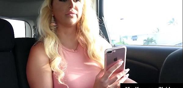  Boober App Rides Again! Thick Nina Kayy Bangs Her BBC Driver